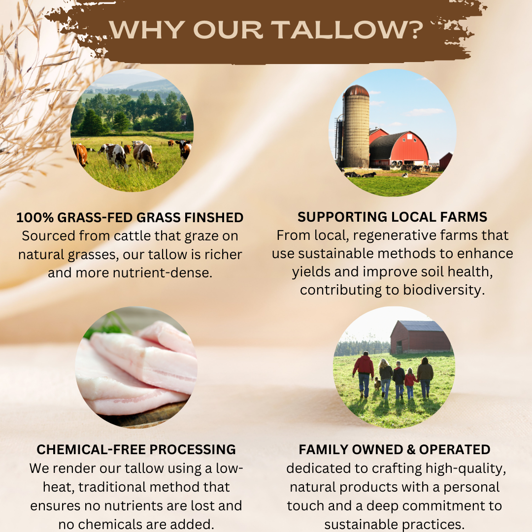Tallow Lip Balm (4-Pack)
