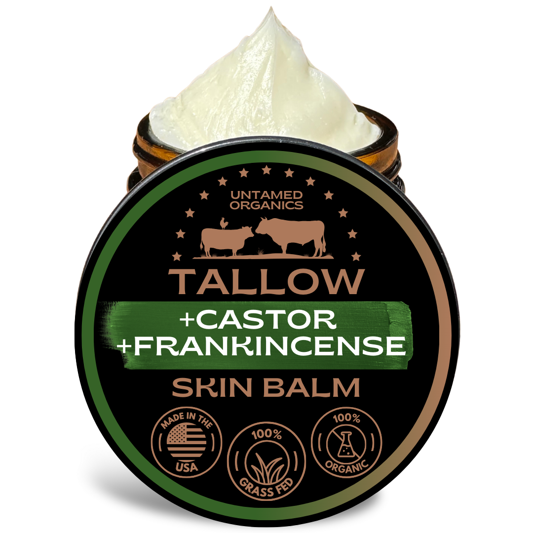 Tallow, Castor, & Frankincense Skin Balm