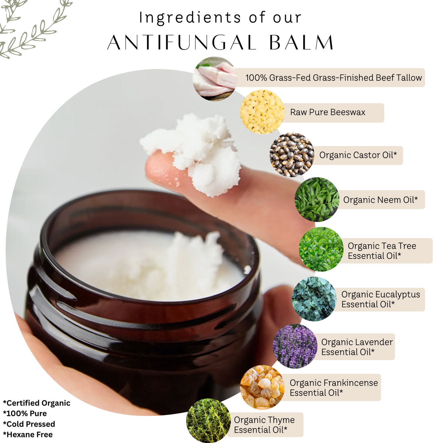 Antifungal Tea Tree Tallow Skin Balm