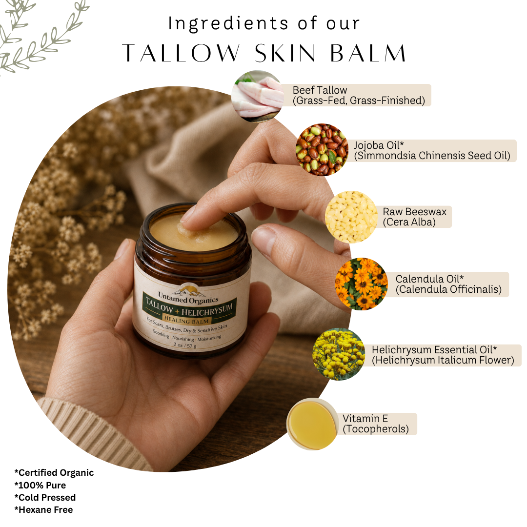 Tallow + Helichrysum Healing Balm