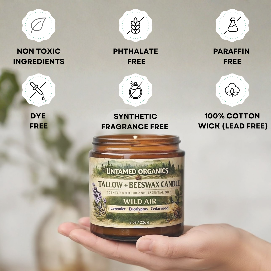 Tallow + Beeswax Candle