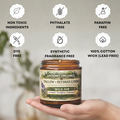 Tallow + Beeswax Candle