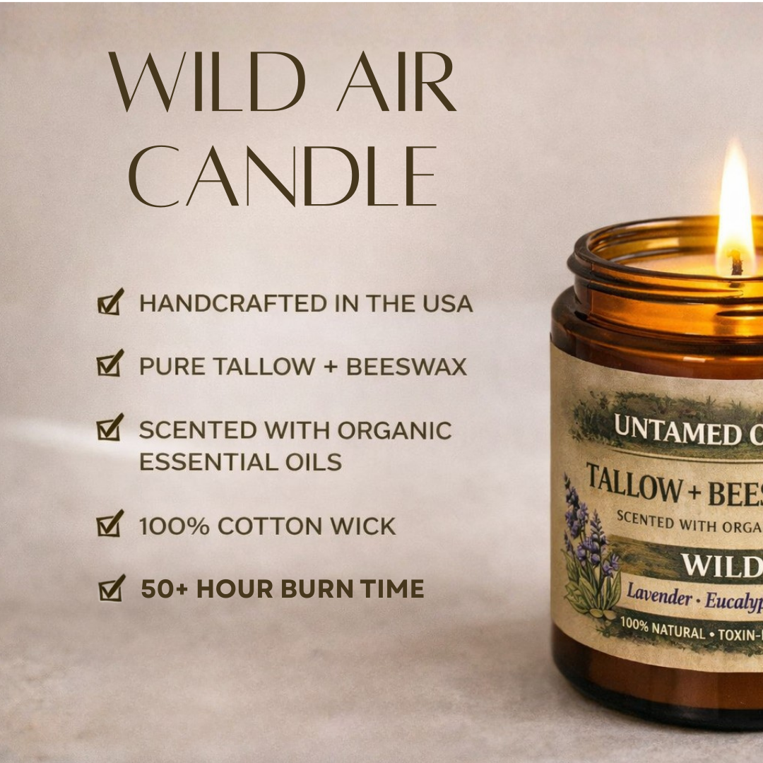 Tallow + Beeswax Candle