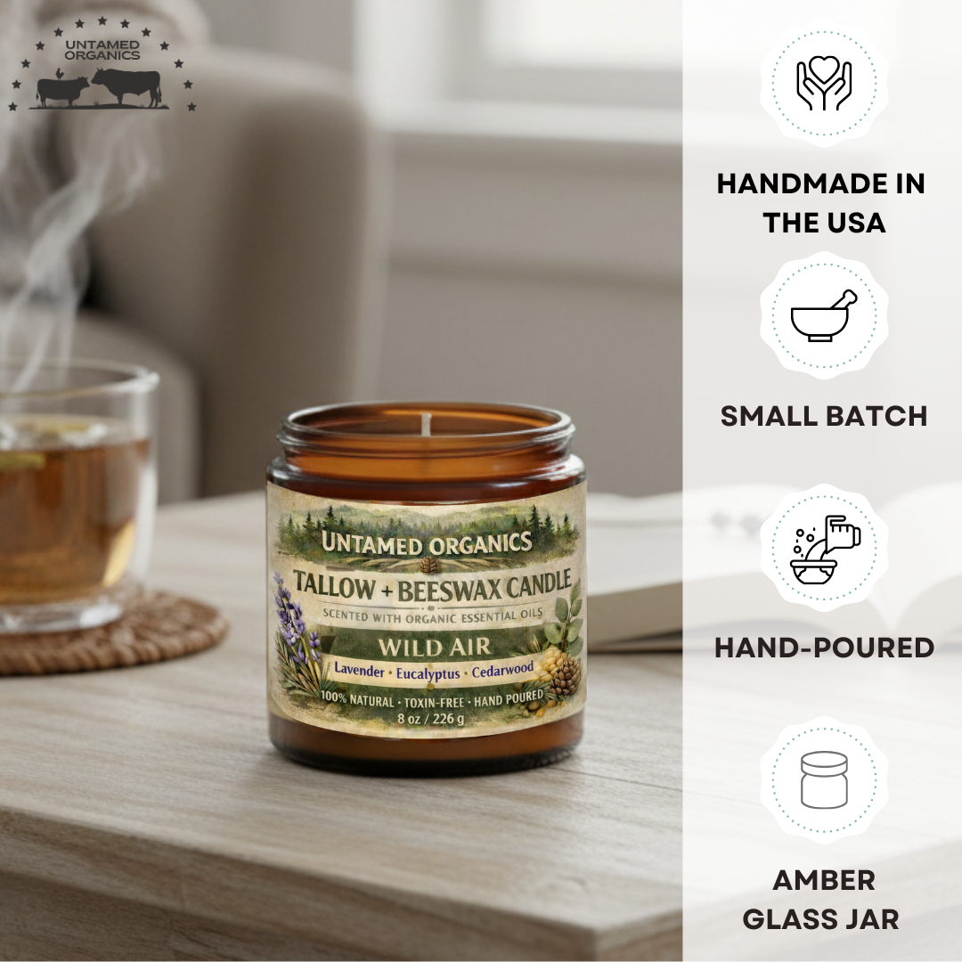 Tallow + Beeswax Candle