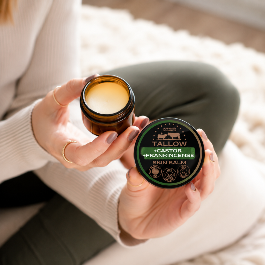 Tallow, Castor, & Frankincense Skin Balm