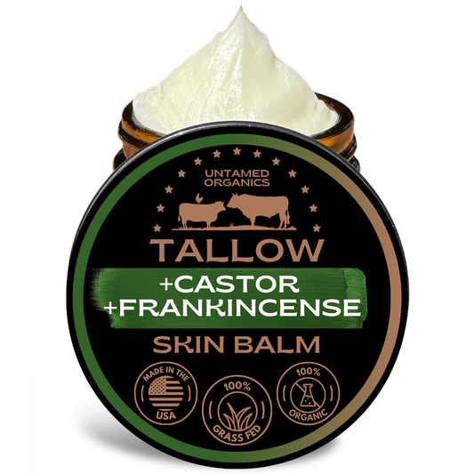 Tallow, Castor, & Frankincense Skin Balm