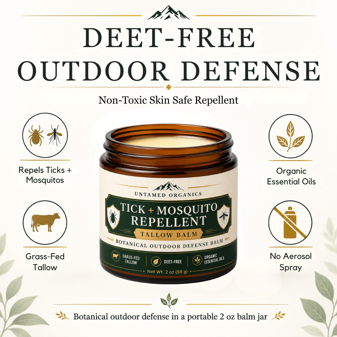 Tick + Mosquito Repellent Tallow Balm